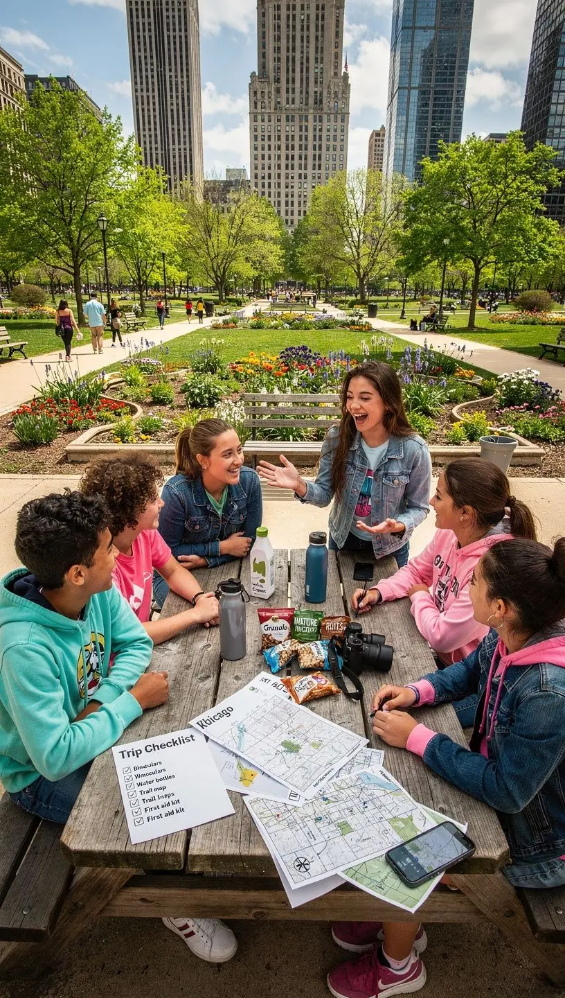 Zachód słońca nad jeziorem z odbiciem w wodzie, idealnym miejscem na piknik.