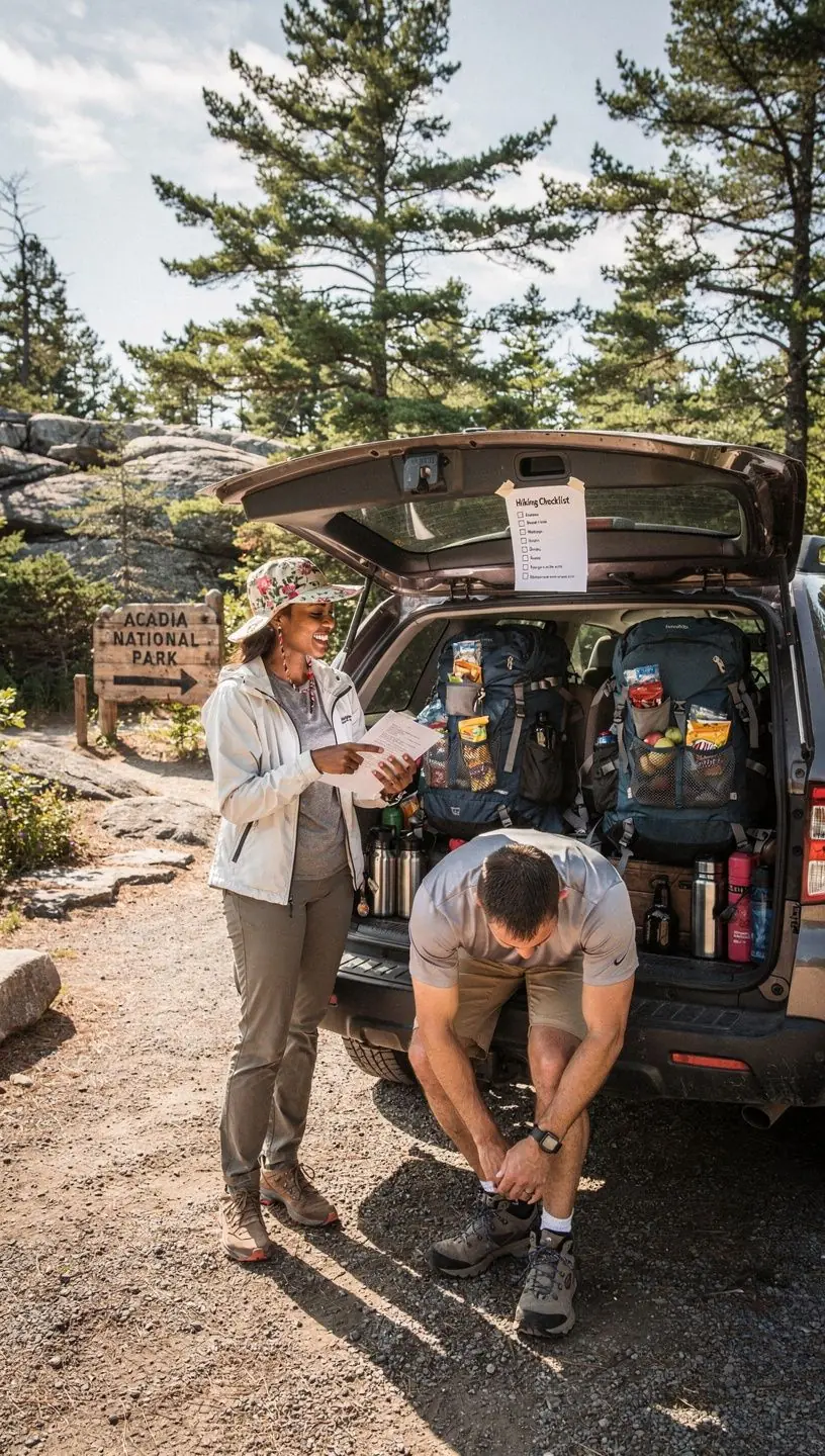 Turysta robiący zdjęcie panoramiczne z wysokiego punktu widokowego.